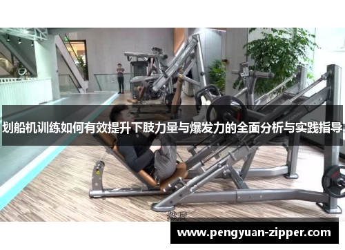 划船机训练如何有效提升下肢力量与爆发力的全面分析与实践指导